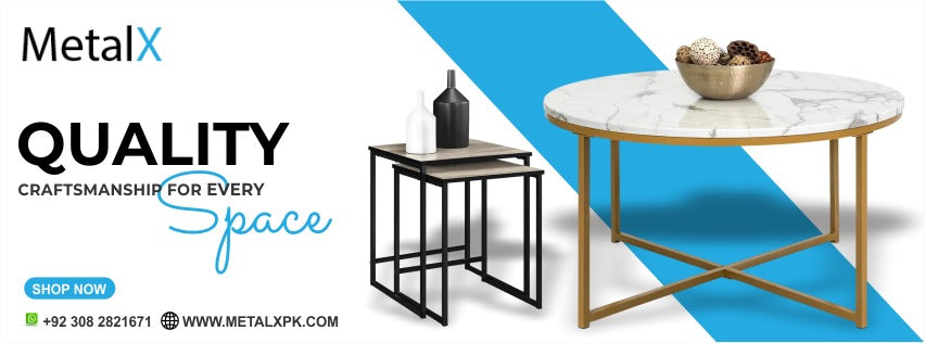 MetalX handcrafted steel and MDF furniture made in Karachi Pakistan