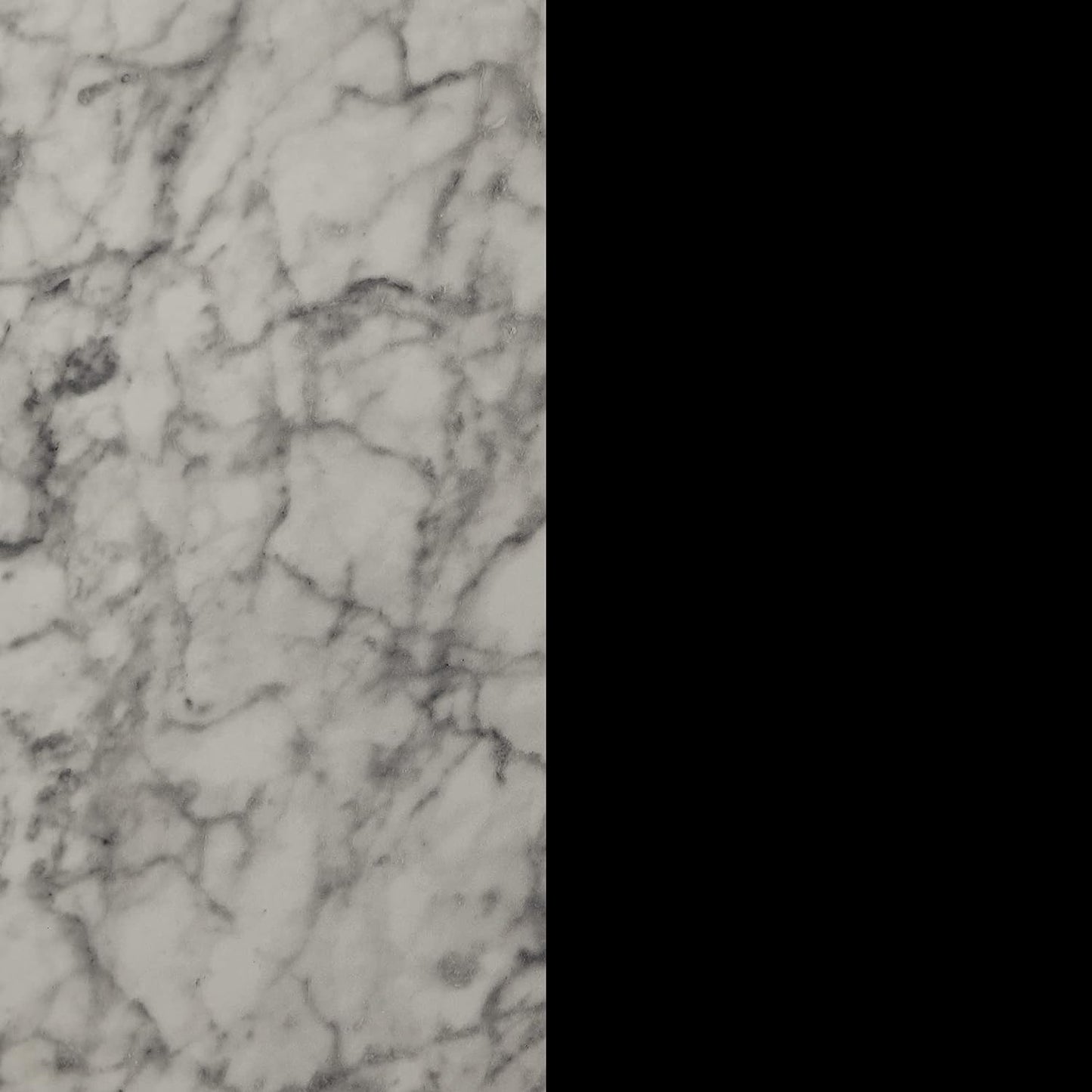 Faux White Acrylic Marble Coffee Table