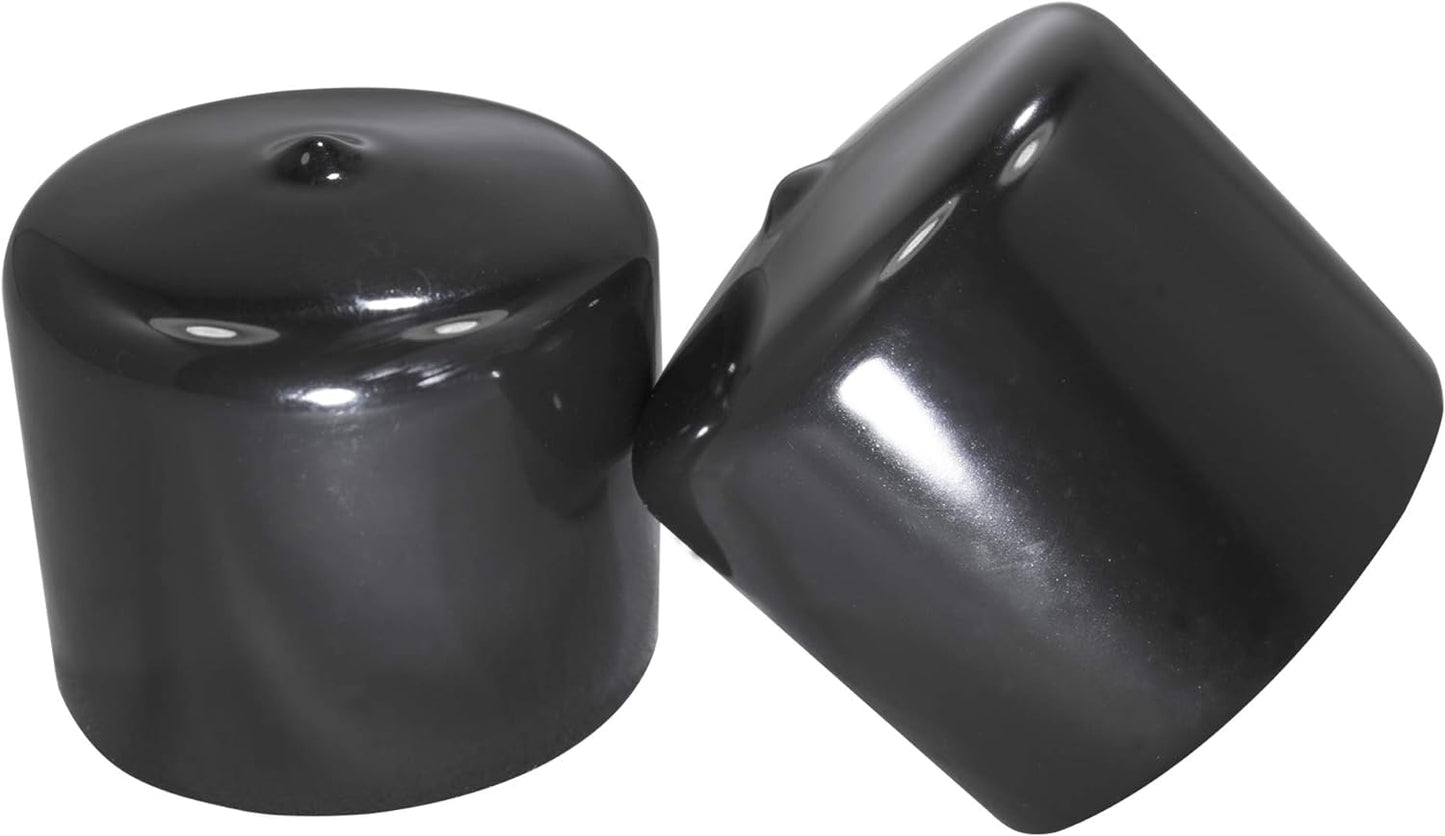 Durable 1.875 Inch (1 7/8) Round Vinyl/Rubber End Cap | Perfect for Tubing & Metal Posts