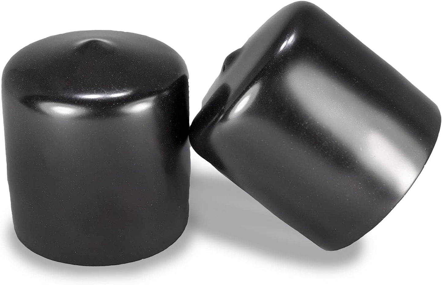 Durable 3/8 inch round vinyl rubber end cap for pipes and furniture legs