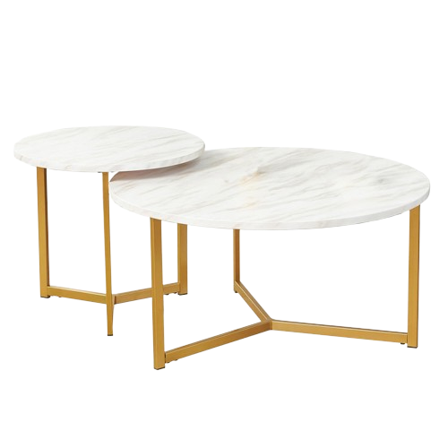 MetalX luxury coffee table product image on white background highlighting structure and clean lines
