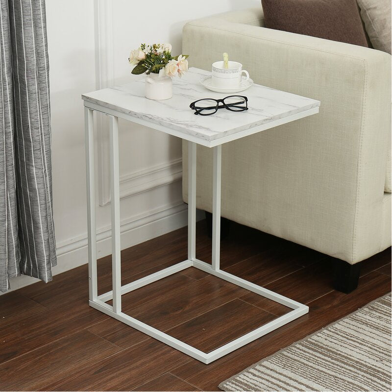 Full view of multipurpose laptop table from a distance showing complete design – MetalX
