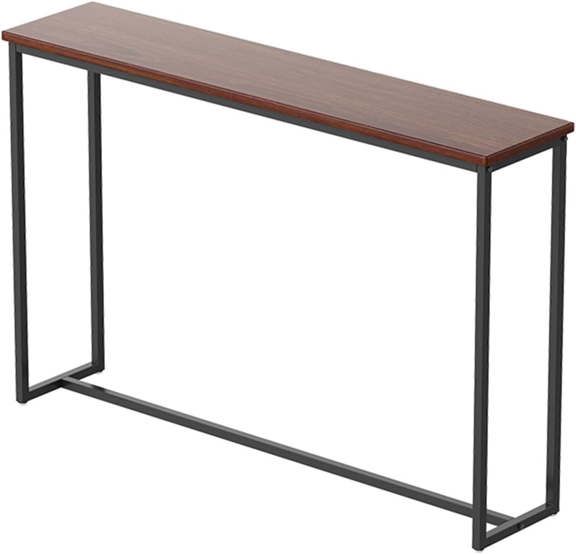 Narrow console table in large size with white background product photo