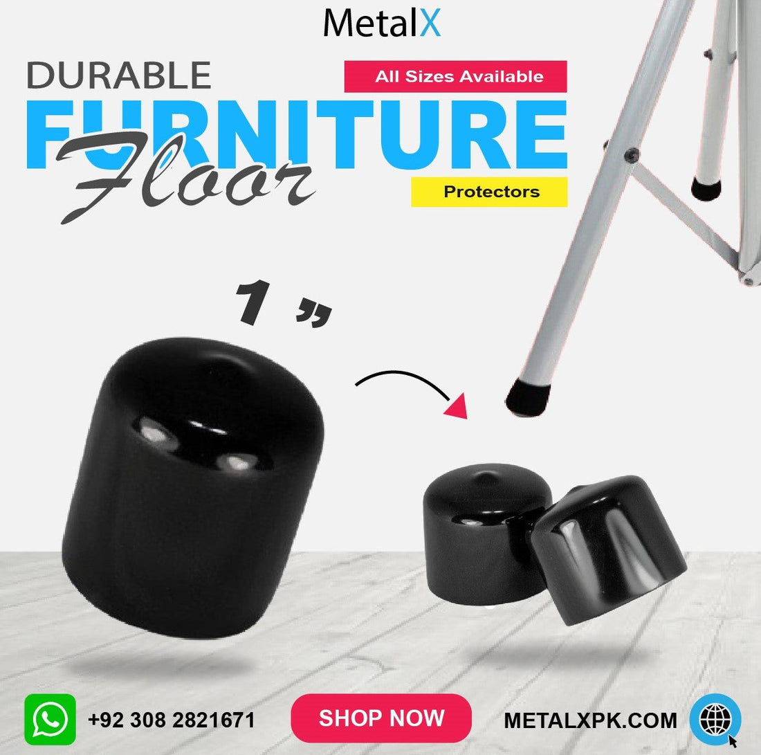 Vinyl/rubber caps protecting exposed metal edges for child safety in Pakistan