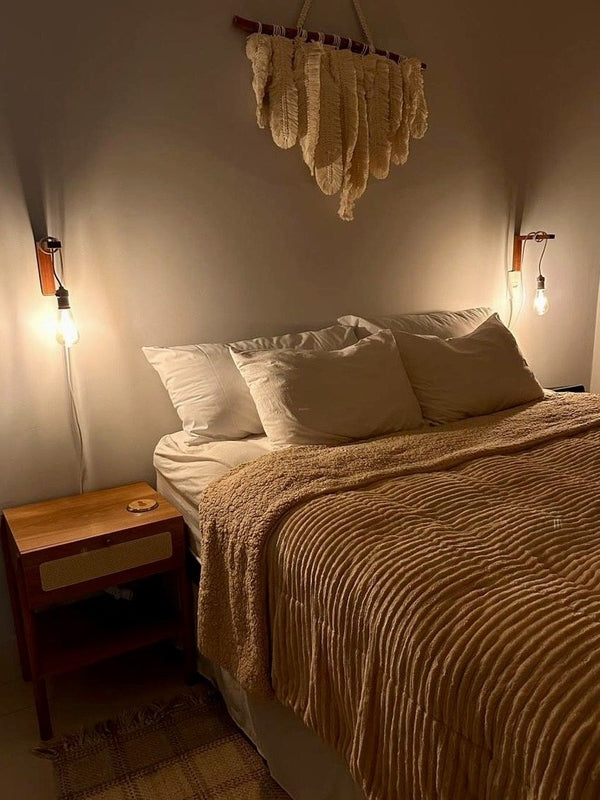 Wooden Bed Side Lamp