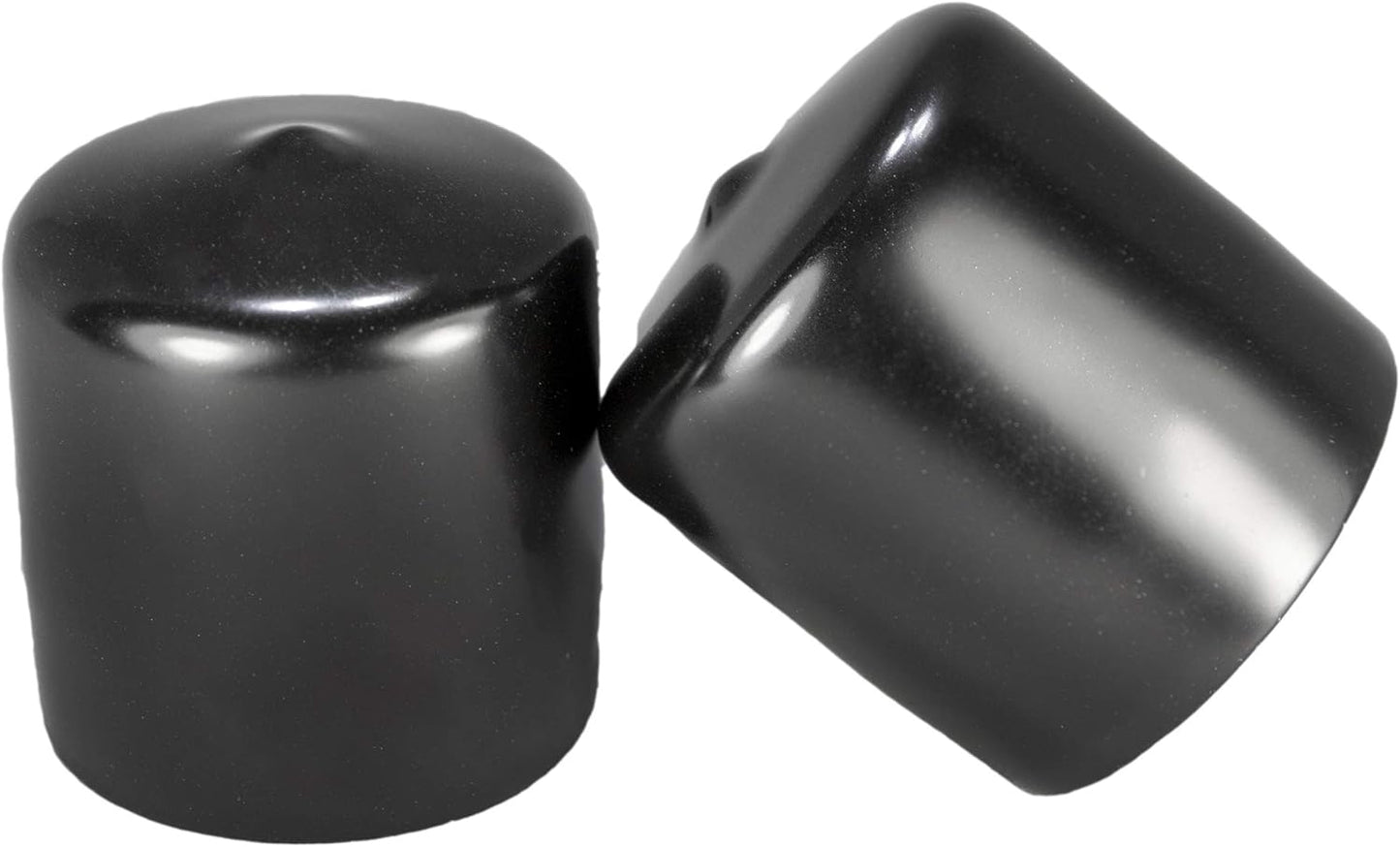 Durable 0.5 Inch (1/2) Round Vinyl/Rubber End Cap | Perfect for Tubing & Metal Posts