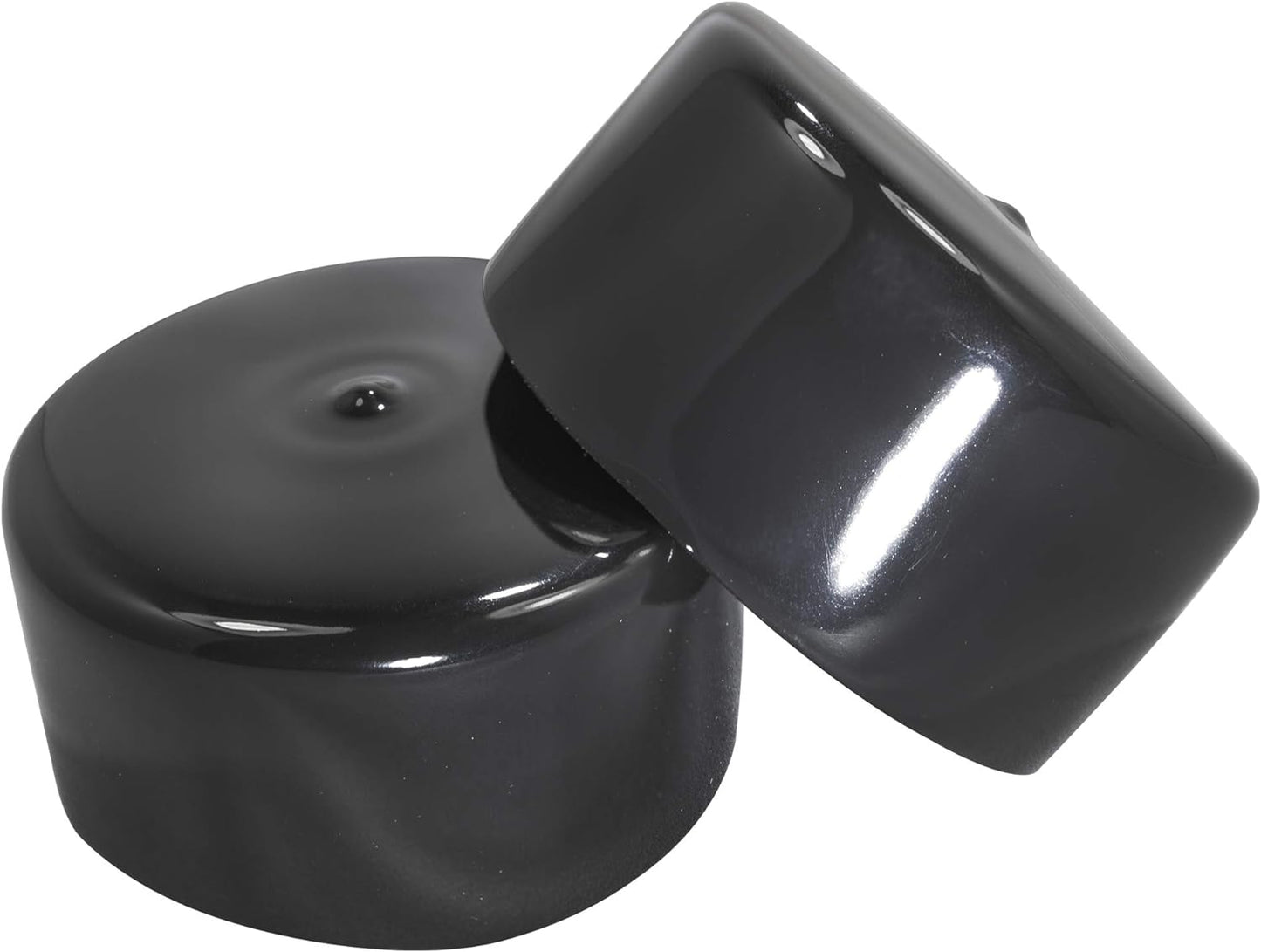 Durable 3 Inch Round Vinyl/Rubber End Cap | Perfect for Tubing & Metal Posts