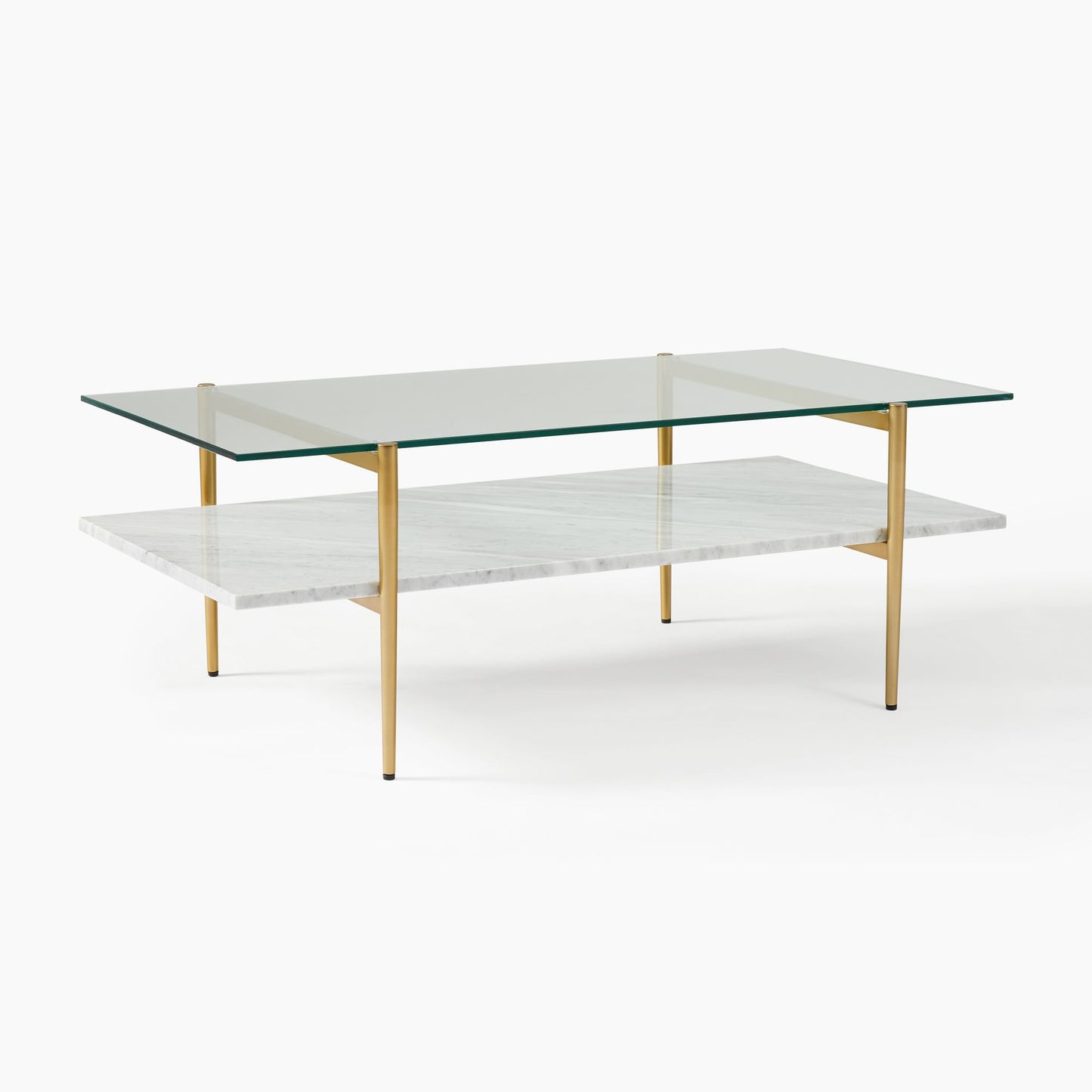 Mid-Century Art Display Coffee Table (46") Cloud